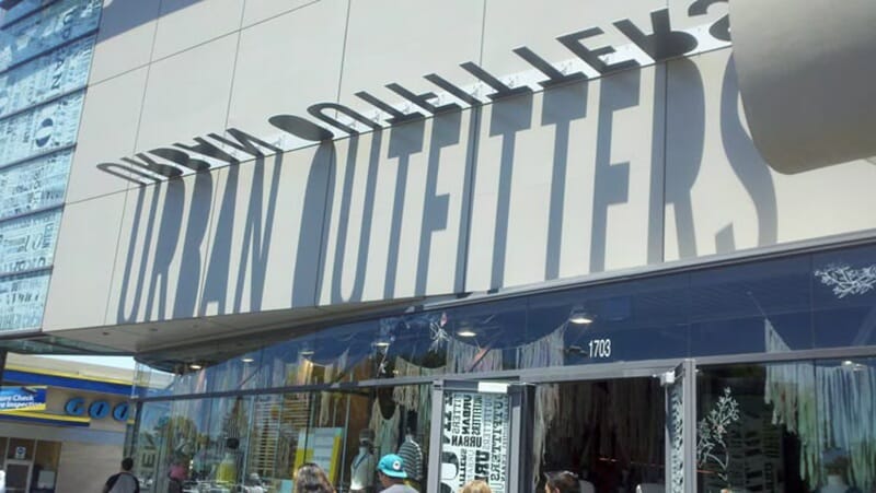 An image of an Urban Outfitters exterior signage.